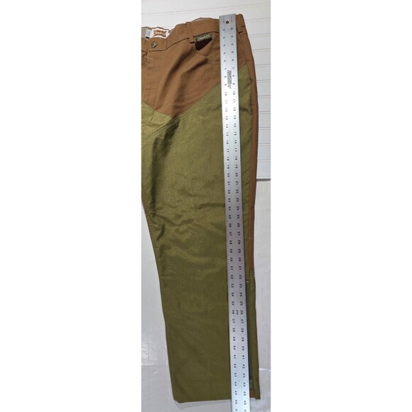 GAMEHIDE Hunting Pants Heavy Duty Men's Size 48 Brown Olive Green Ankle Zip - Picture 9 of 13